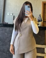 Tailored Wrap Vest - Image 8