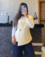 Tailored Wrap Vest - Image 11