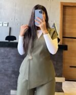 Tailored Wrap Vest - Image 4