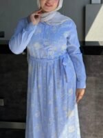 Elegant Embroidered Dress - Image 3