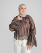 Blouse with Lace Details - Image 3