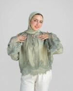 Blouse with Lace Details - Image 4
