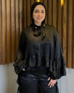 Satin Ruffle Co-Ord Set - Image 9