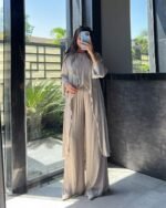 Layered Satin Cotton Blouse - Image 6