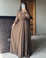 Draped Chiffon Maxi Dress - Image 6