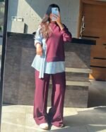 Layered Cotton Jersey & Striped Set - Image 5