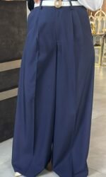 T.R Linen Wide Trousers - Image 3