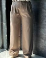 Adjustable Waist Wide-Leg Pants - Image 3