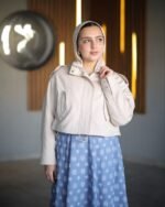 Urban Cropped Gabardine Jacket - Image 6