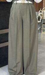 T.R Linen Wide Trousers