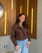 Urban Cropped Gabardine Jacket - Image 2