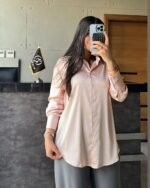 Classic Satin Striped Shirt - Image 7