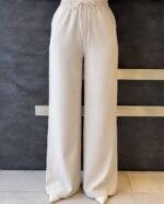 Relaxed Fit T.R Linen Pants - Image 3