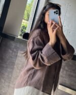 Pure Linen Button-Down Blouse - Image 7
