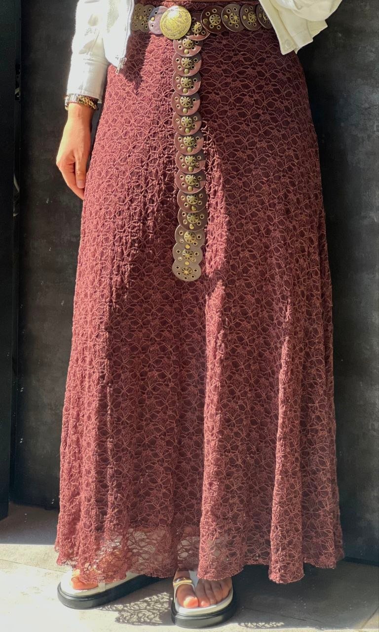 8f9e2e84-a3fc-445b-8334-11bd146cd9d7 Lined Lace Maxi Skirt - Image 1