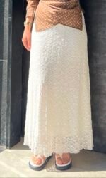 Lined Lace Maxi Skirt - Image 4