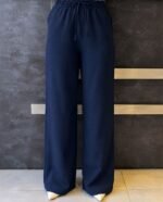 Relaxed Fit T.R Linen Pants - Image 7