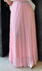 Lined Lace Maxi Skirt - Image 2