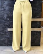 Relaxed Fit T.R Linen Pants - Image 8