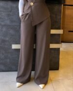 Relaxed Fit T.R Linen Pants - Image 9