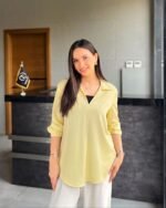 Classic Crepe Blouse - Image 5