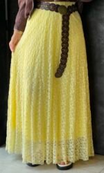Lined Lace Maxi Skirt - Image 6
