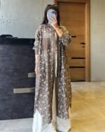 Patterned Linen Long Tunic - Image 2
