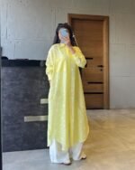 Patterned Linen Long Tunic - Image 3