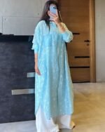 Patterned Linen Long Tunic - Image 5