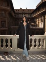 ⁦كوت جبردين أوفرسايز بحزام⁩ - الصورة ⁦5⁩