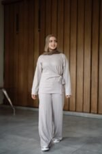 Side-Tie Casual Knit Two-Piece
