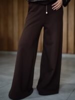 ⁦بنطال نسائي Wide Leg واسع.⁩ - الصورة ⁦4⁩
