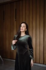 Classic Pleated Dress - Image 3