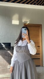 Autumn Fitted T.R Dress - Image 12