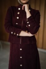 Chenille Suede Winter Set (Jacket & Skirt) - Image 2