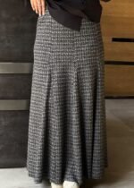 Classic Patterned Winter Skirt