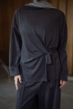 Side-Tie Casual Knit Two-Piece - Image 8